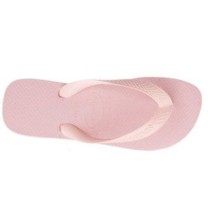 Havaianas pale pink/pearlsheen strap flip flop sandals (discontinued colourway)